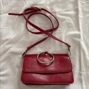 Elegant Red Crossbody Bag by JOY / Susan